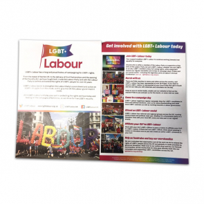 LGBT Labour A5 Leaflet (packed in 50's)